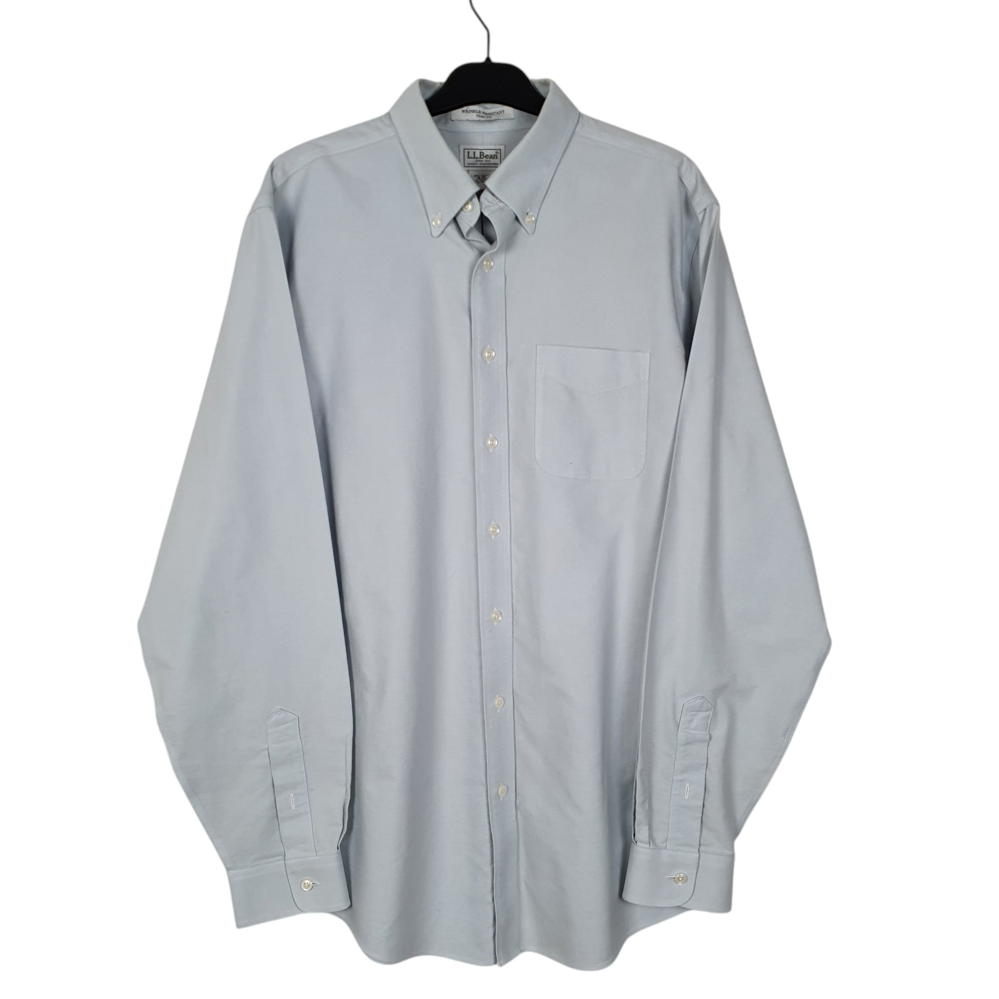 Mens Blue L.L.Bean  Long Sleeve Shirt