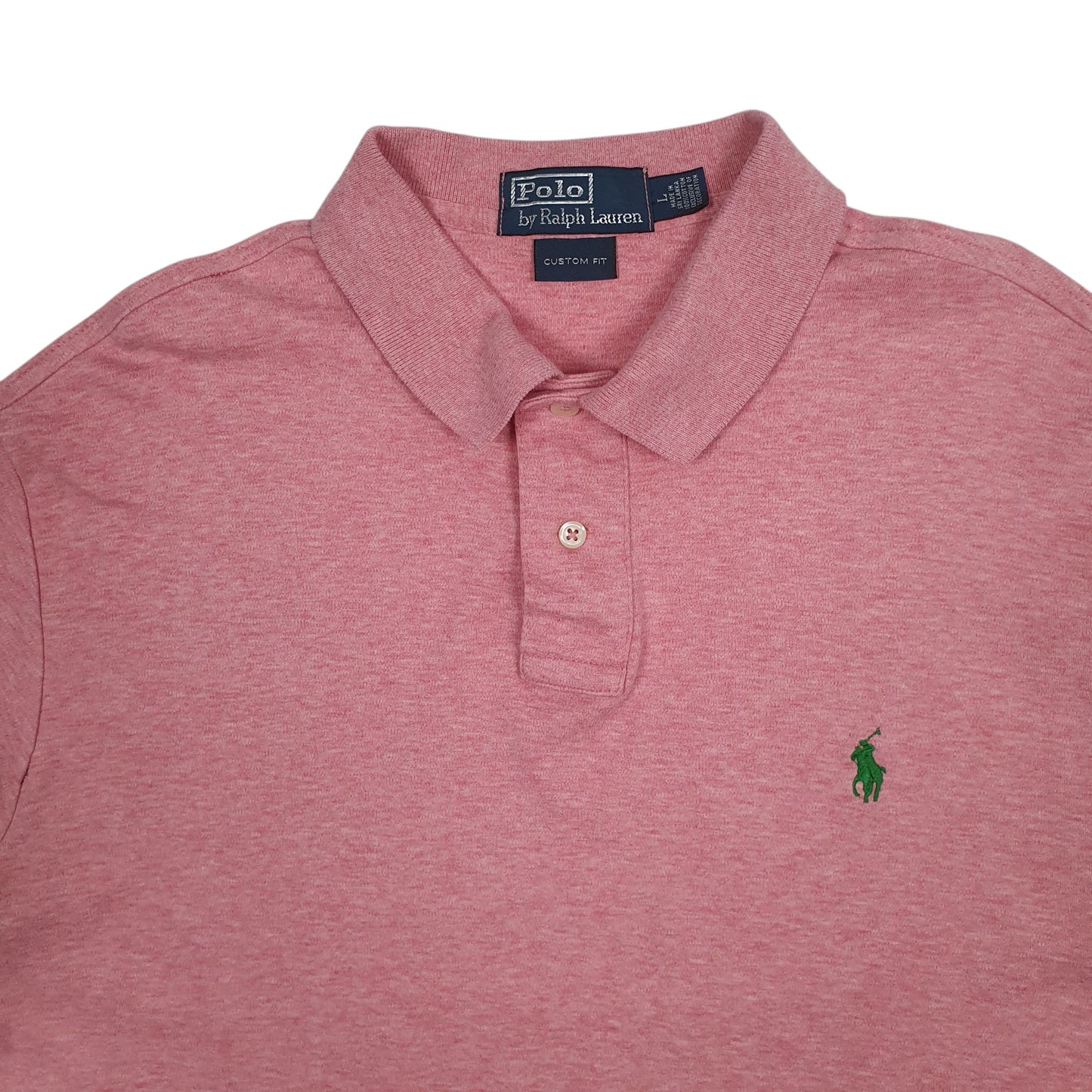 Mens Pink Polo Ralph Lauren   Polo Shirt