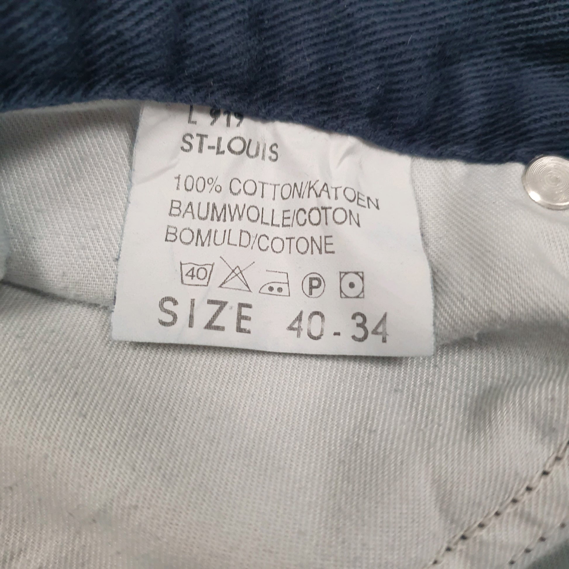 Mens Navy Lee   Jeans