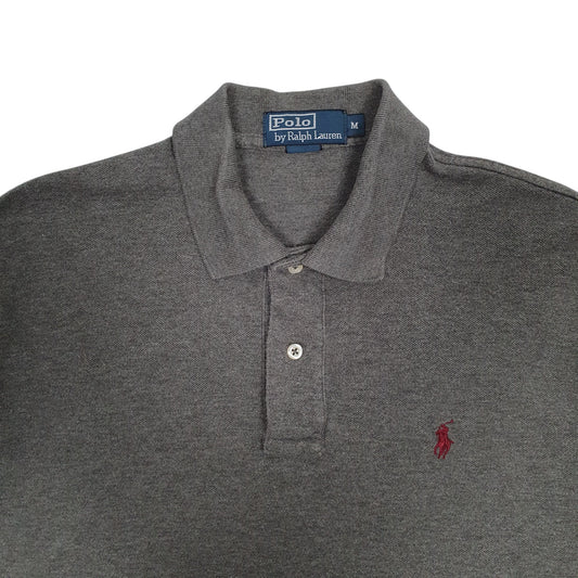 Mens Grey Polo Ralph Lauren Reworked  Polo Shirt