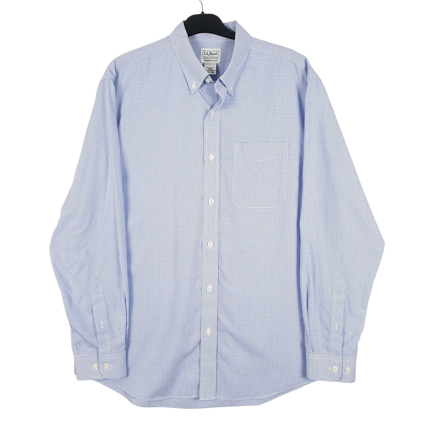 Mens Blue L.L.Bean  Long Sleeve Shirt