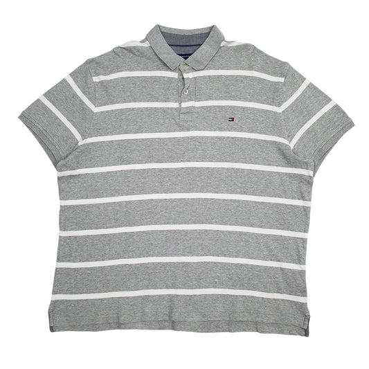 Mens Grey Tommy Hilfiger  Short Sleeve Polo Shirt