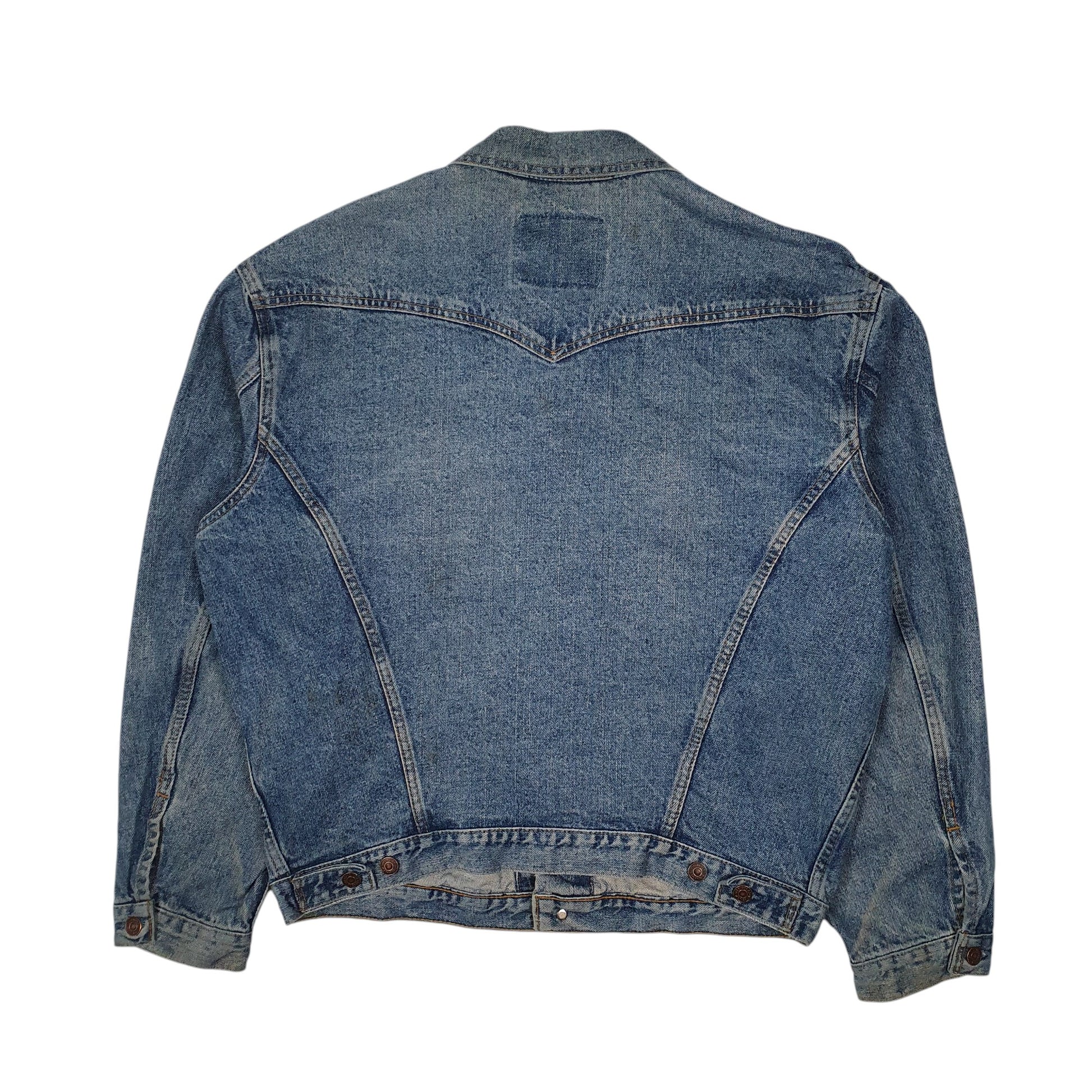 Mens Blue Levis Vintage 90s Type 3 Trucker Made In Canada  Coat