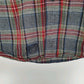 Mens Grey L.L.Bean Thick Flannel Plaid  Shirt