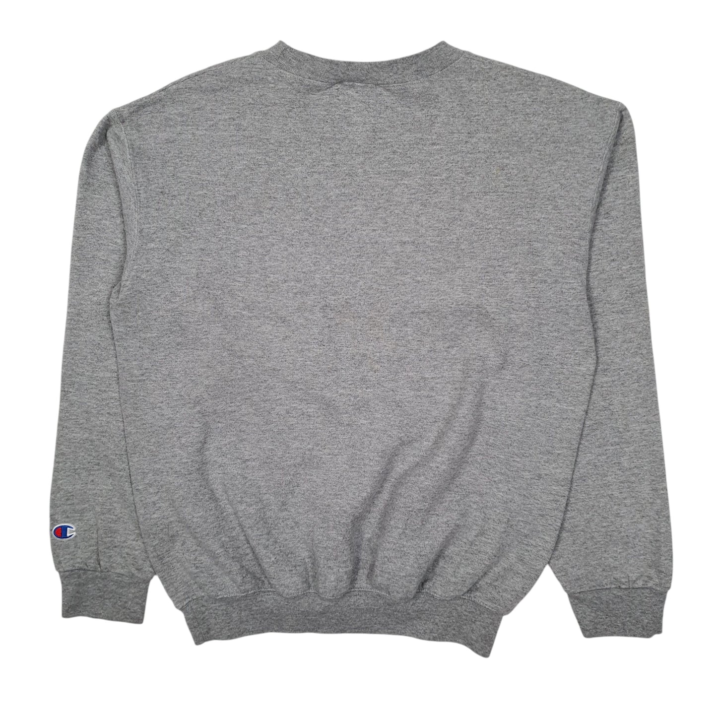 Womens Grey Champion Nebraska University Huskees Crewneck Jumper