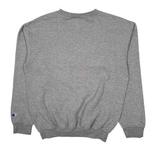 Womens Grey Champion Nebraska University Huskees Crewneck Jumper