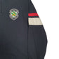 Mens Black C.L.K Sport Vintage Rugby Quarter Zip Jumper