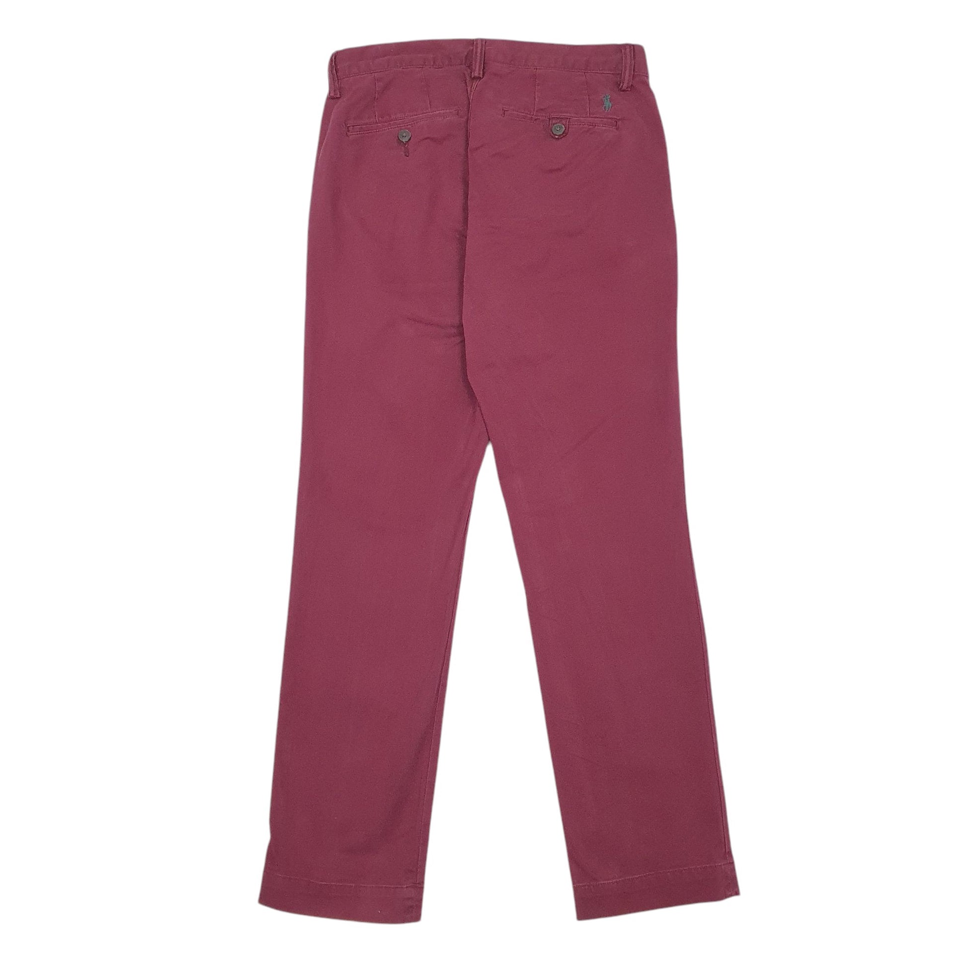 Mens Burgundy Polo Ralph Lauren   Trousers