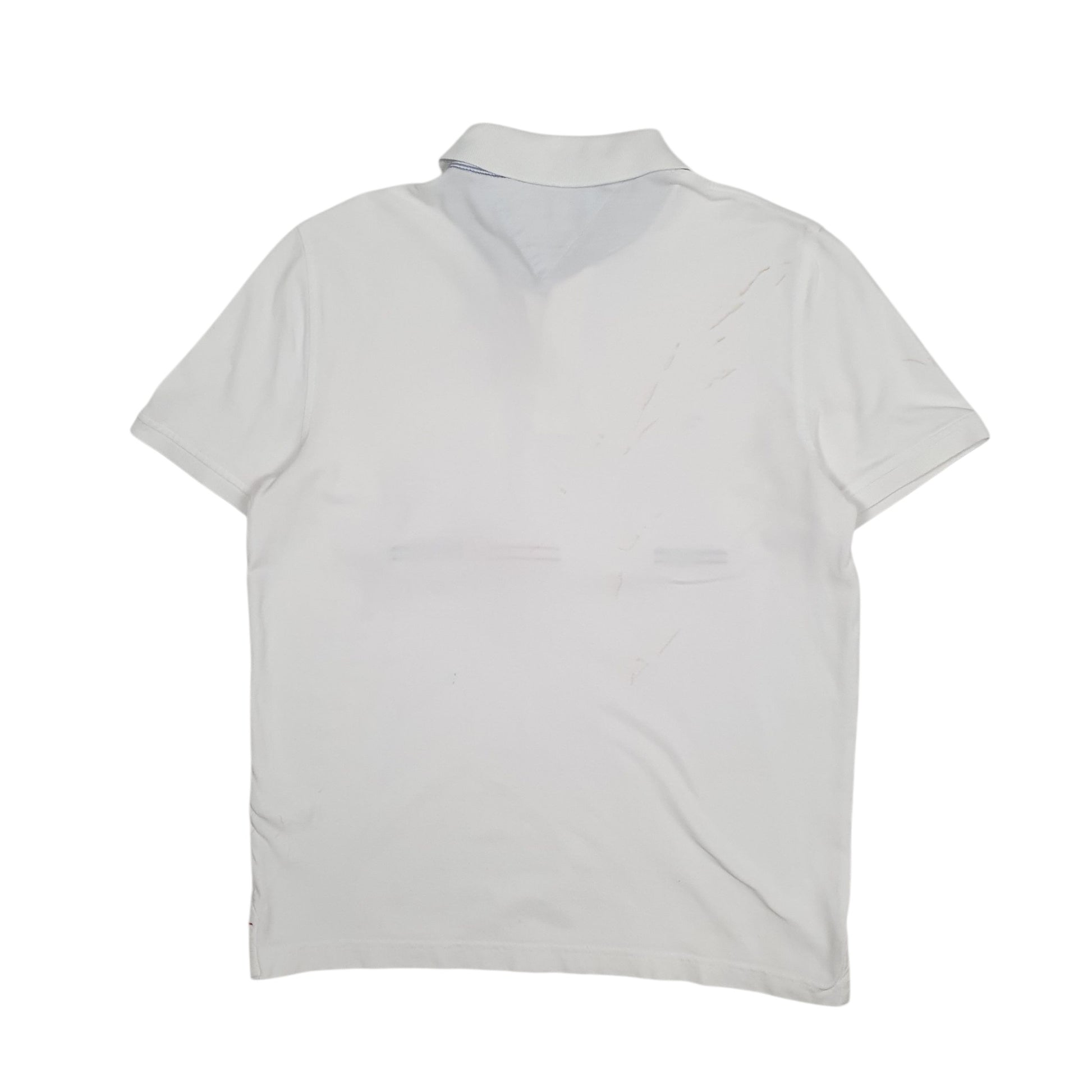 Mens White Tommy Hilfiger   Polo Shirt