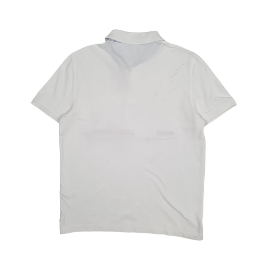 Mens White Tommy Hilfiger   Polo Shirt