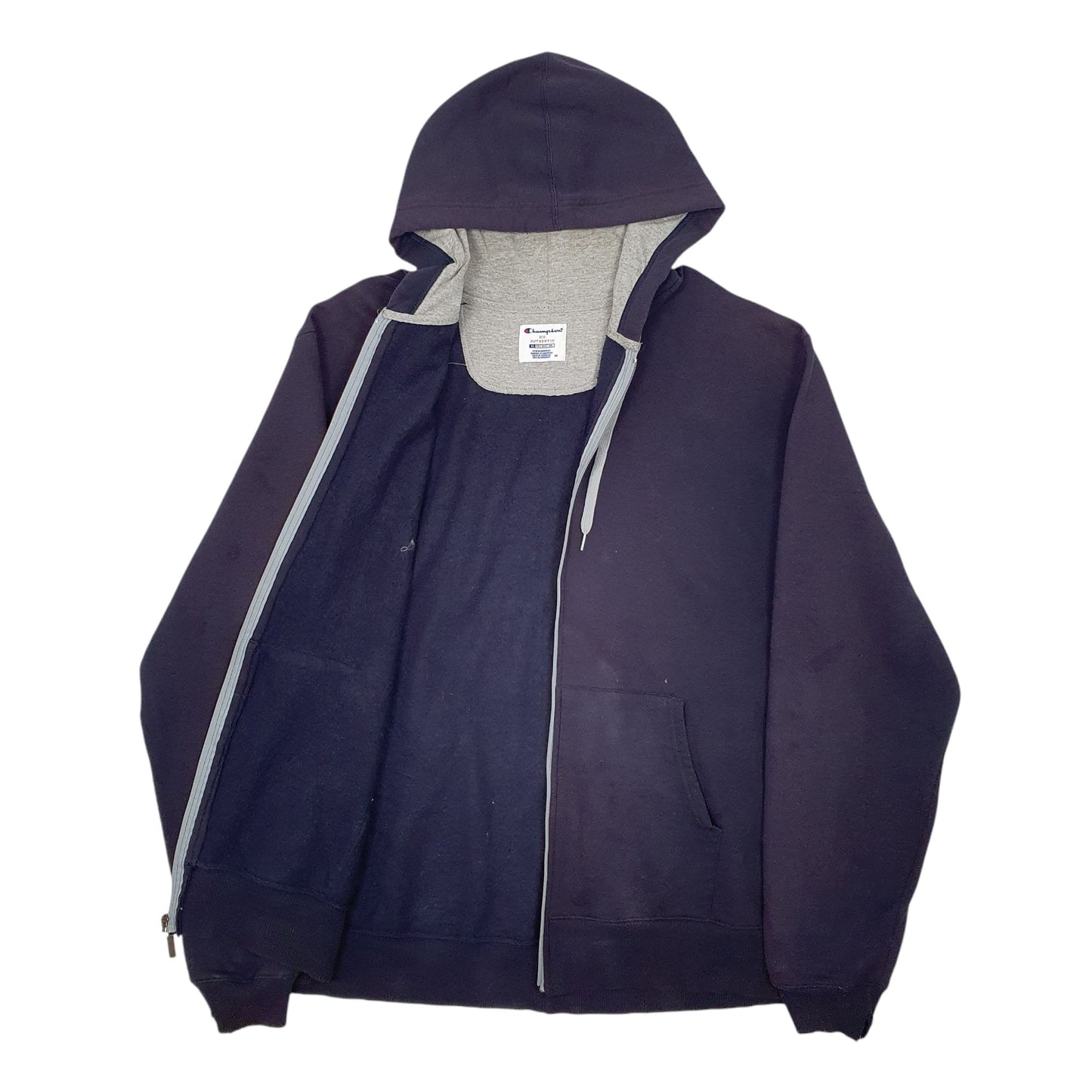 Mens Navy Champion  Full Zip Jumper