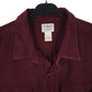 Mens Burgundy L.L.Bean Chamois  Shirt
