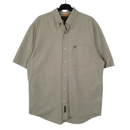 Mens Green Timberland  Short Sleeve Shirt