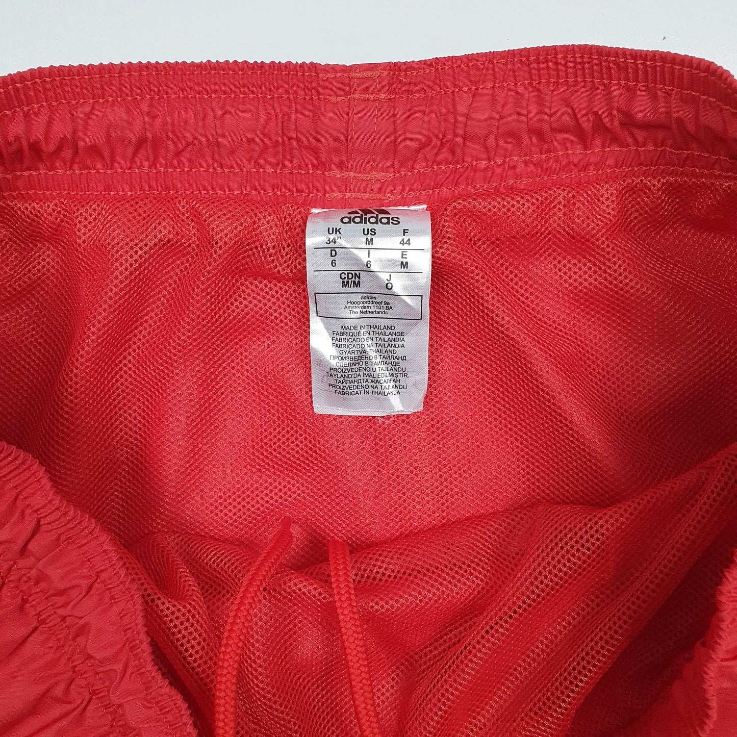 Mens Red Adidas   Shorts