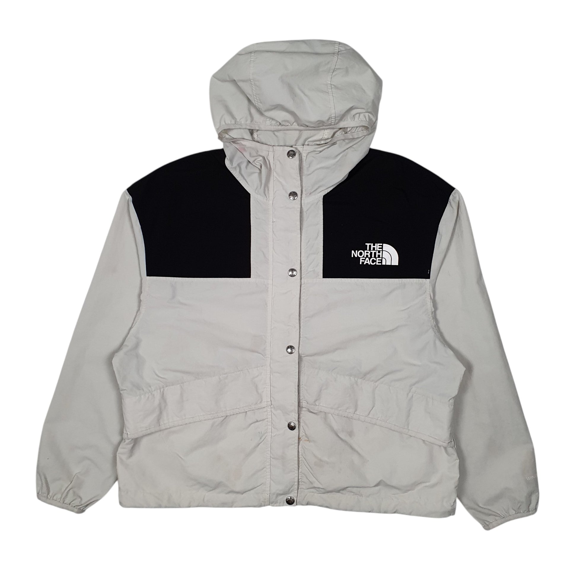 Womens White The North Face  Crewneck Coat