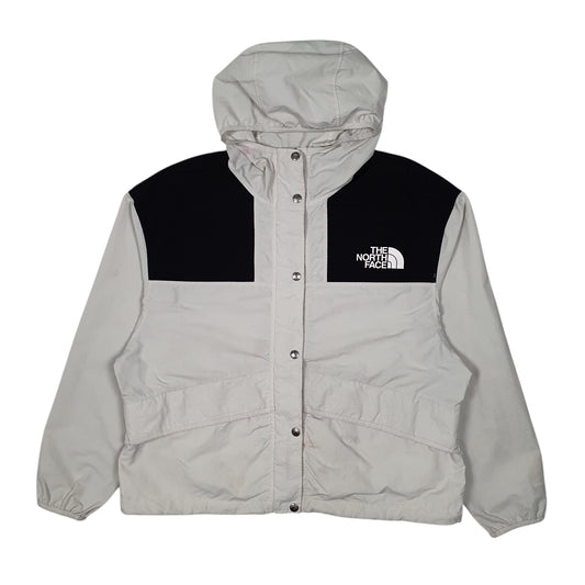Womens White The North Face  Crewneck Coat