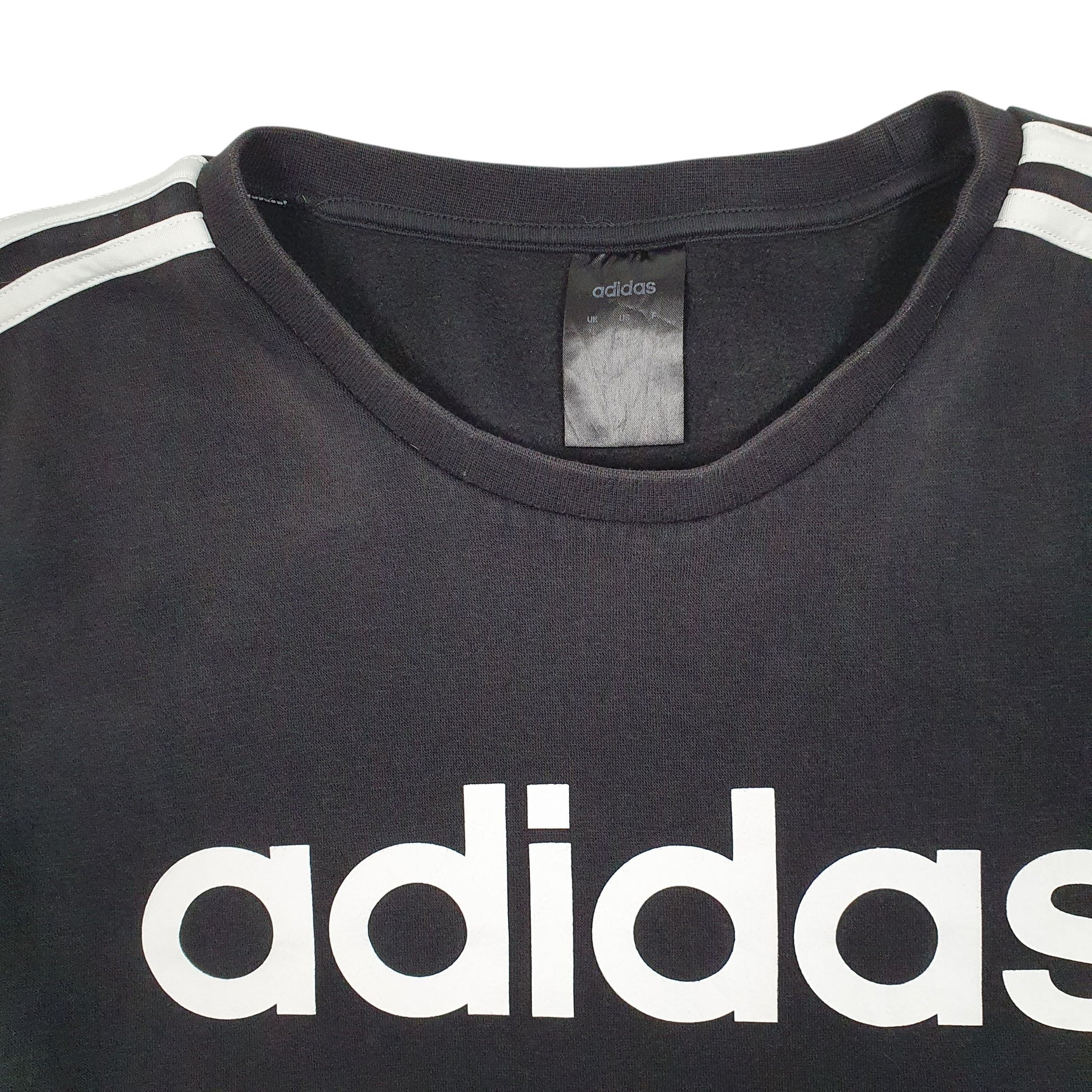 Mens Black Adidas  Crewneck Jumper