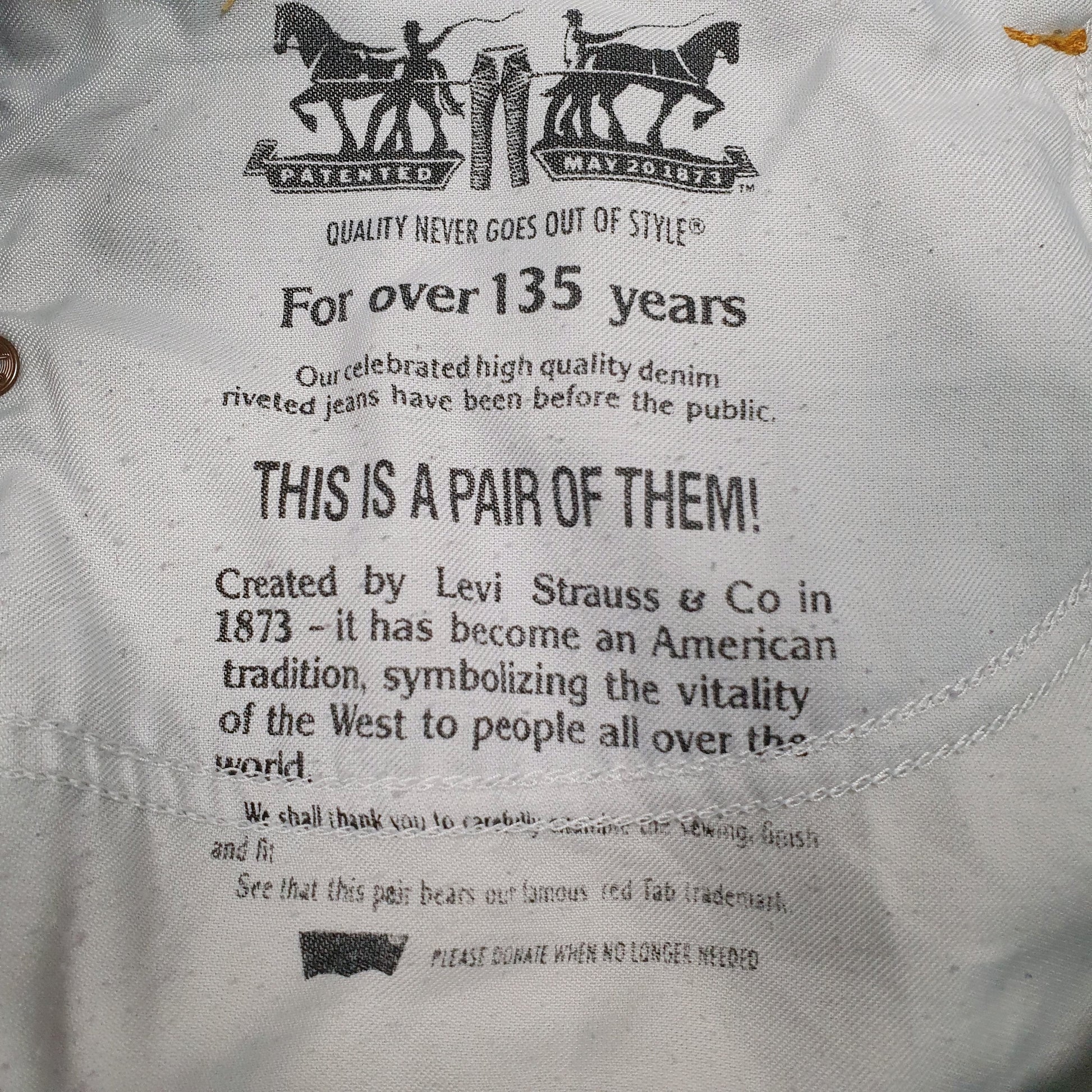 Mens Blue Levis   Jeans