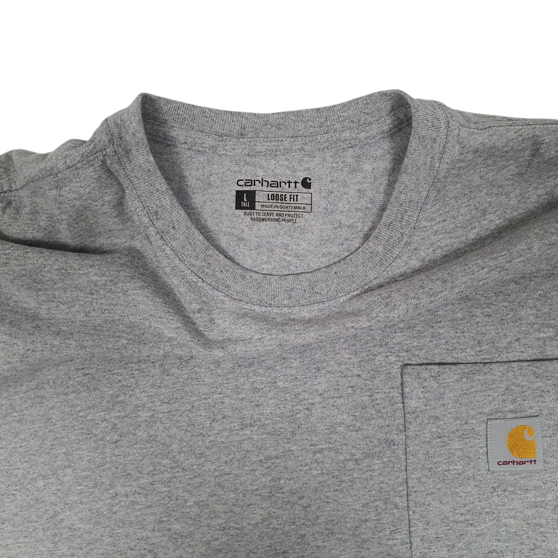 Mens Grey Carhartt   T Shirt