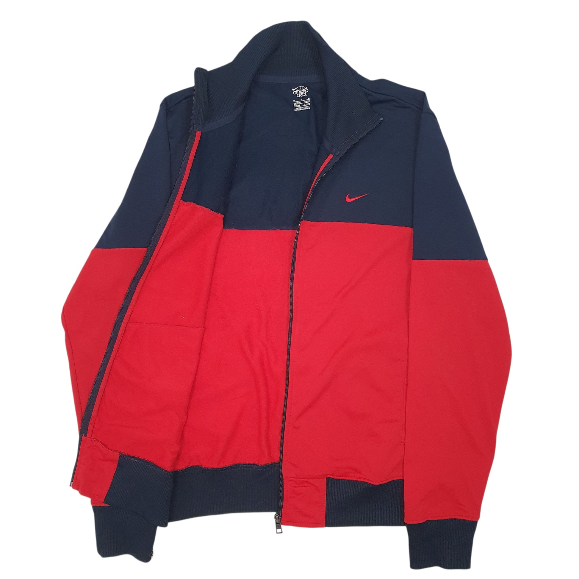 Mens Red Nike Athletic Dept Full Zip Jumper