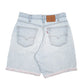 Womens Blue Levis 535 Vintage 90s 00s Hoodie Shorts