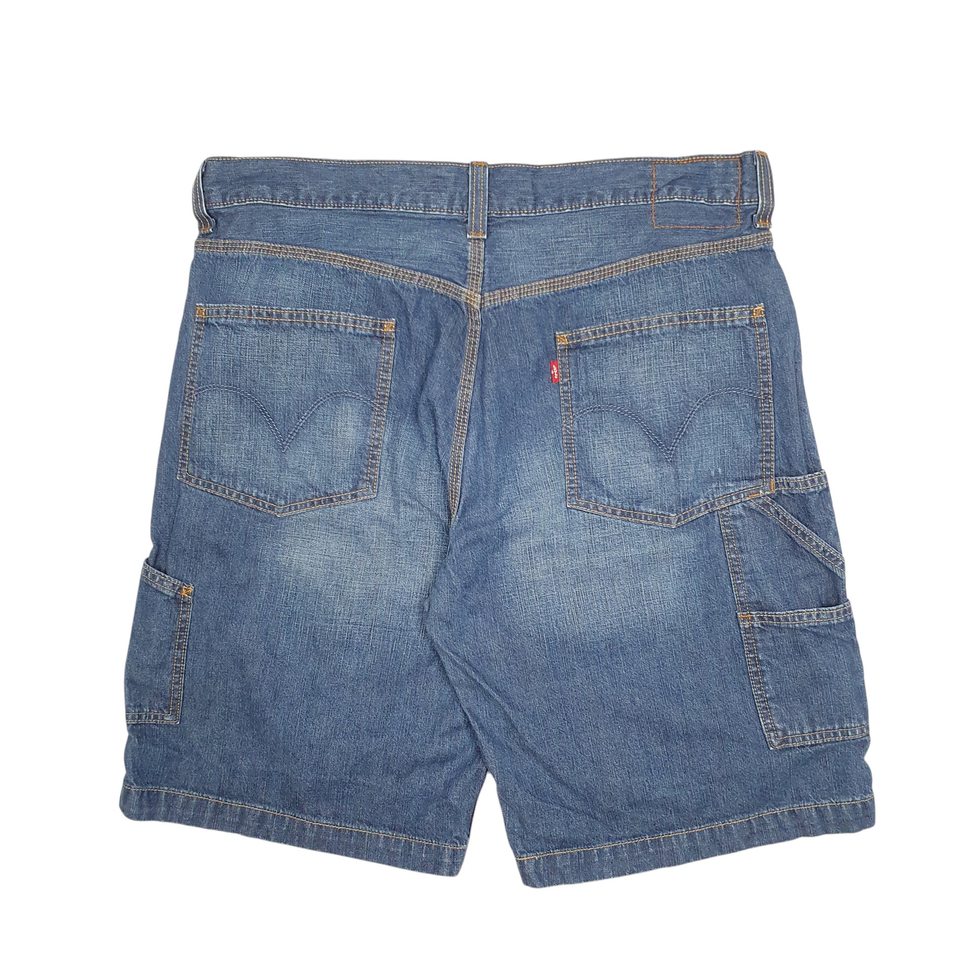 Mens Blue Levis Vintage 00s Carpenter  Shorts
