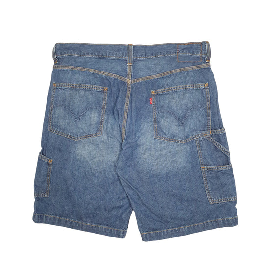 Mens Blue Levis Vintage 00s Carpenter  Shorts