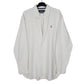 Mens White Ralph Lauren Oxford Long Sleeve Shirt