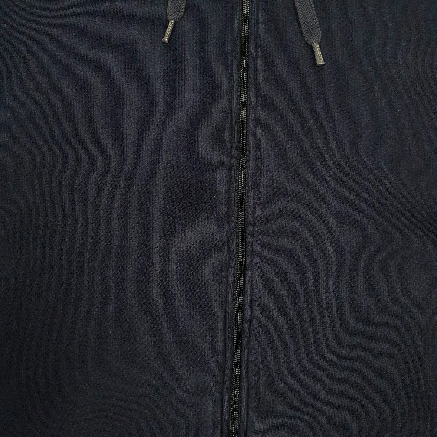Mens Navy Lacoste Hoodie Full Zip Jumper
