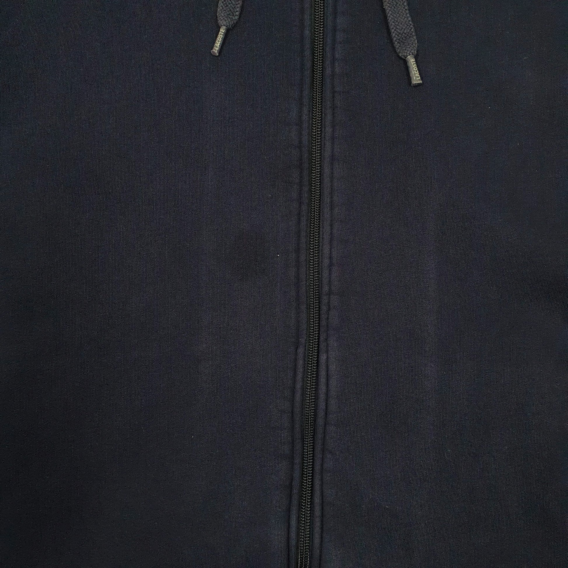 Mens Navy Lacoste Hoodie Full Zip Jumper