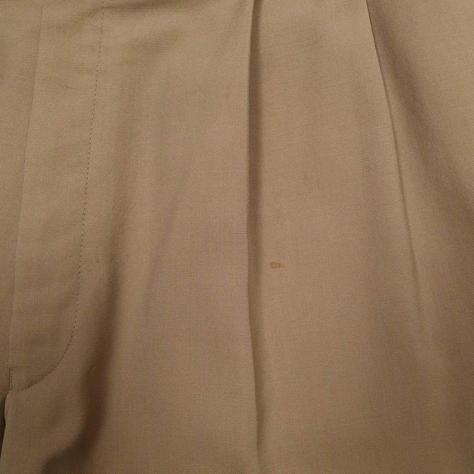 Mens Beige Polo Ralph Lauren Double Pleated  Trousers