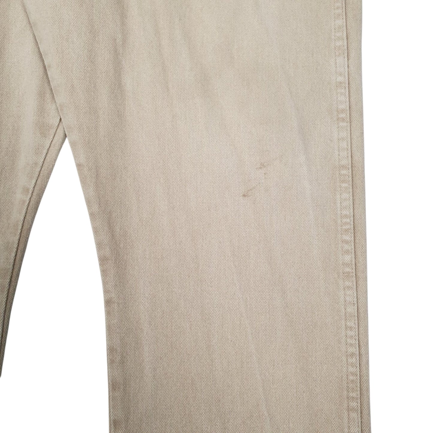 Mens Beige Wrangler   Jeans