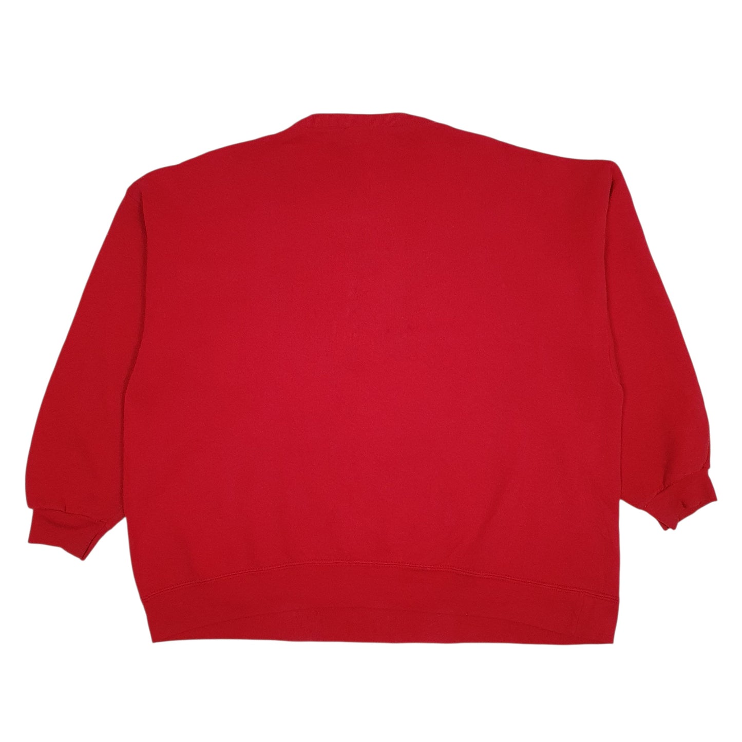 Mens Red Disney Vintage 90s Crewneck Jumper