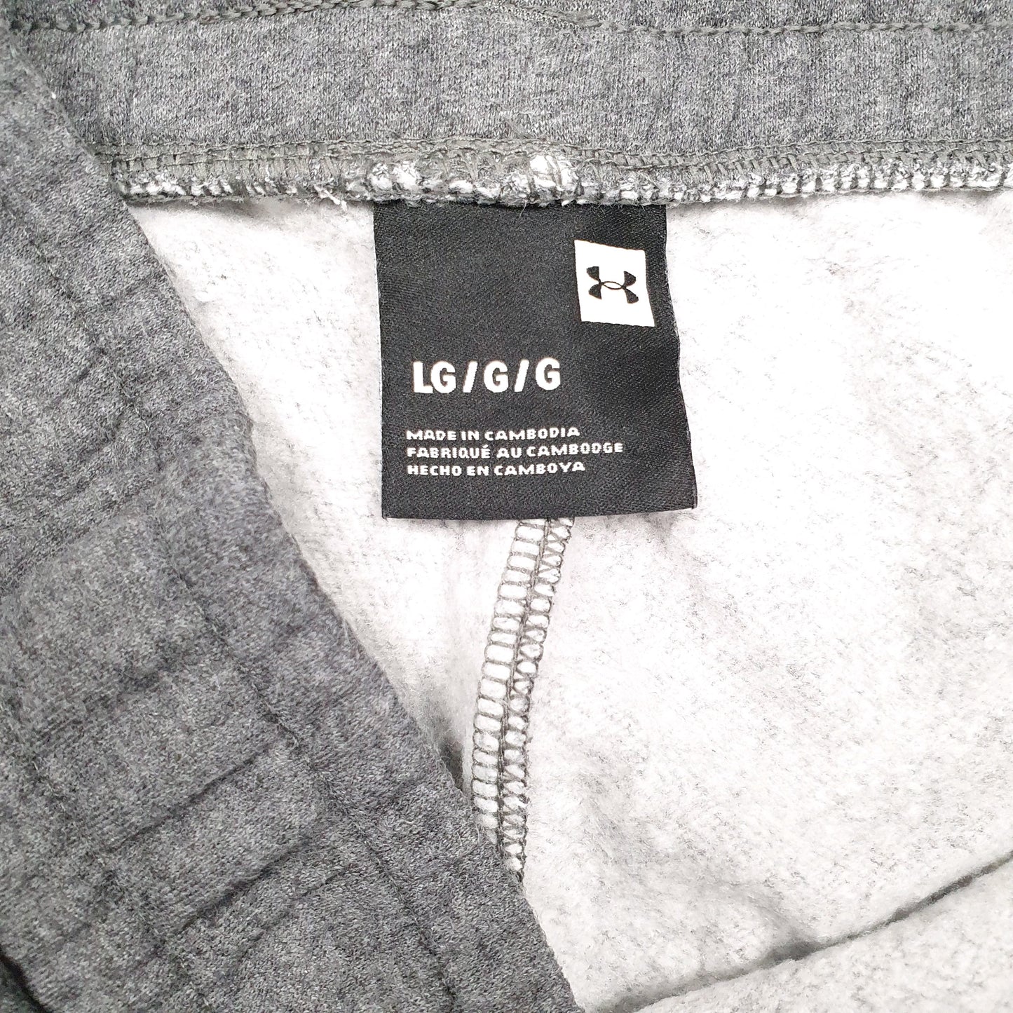 Mens Grey Under Armour Elasticated Waist  Trousers