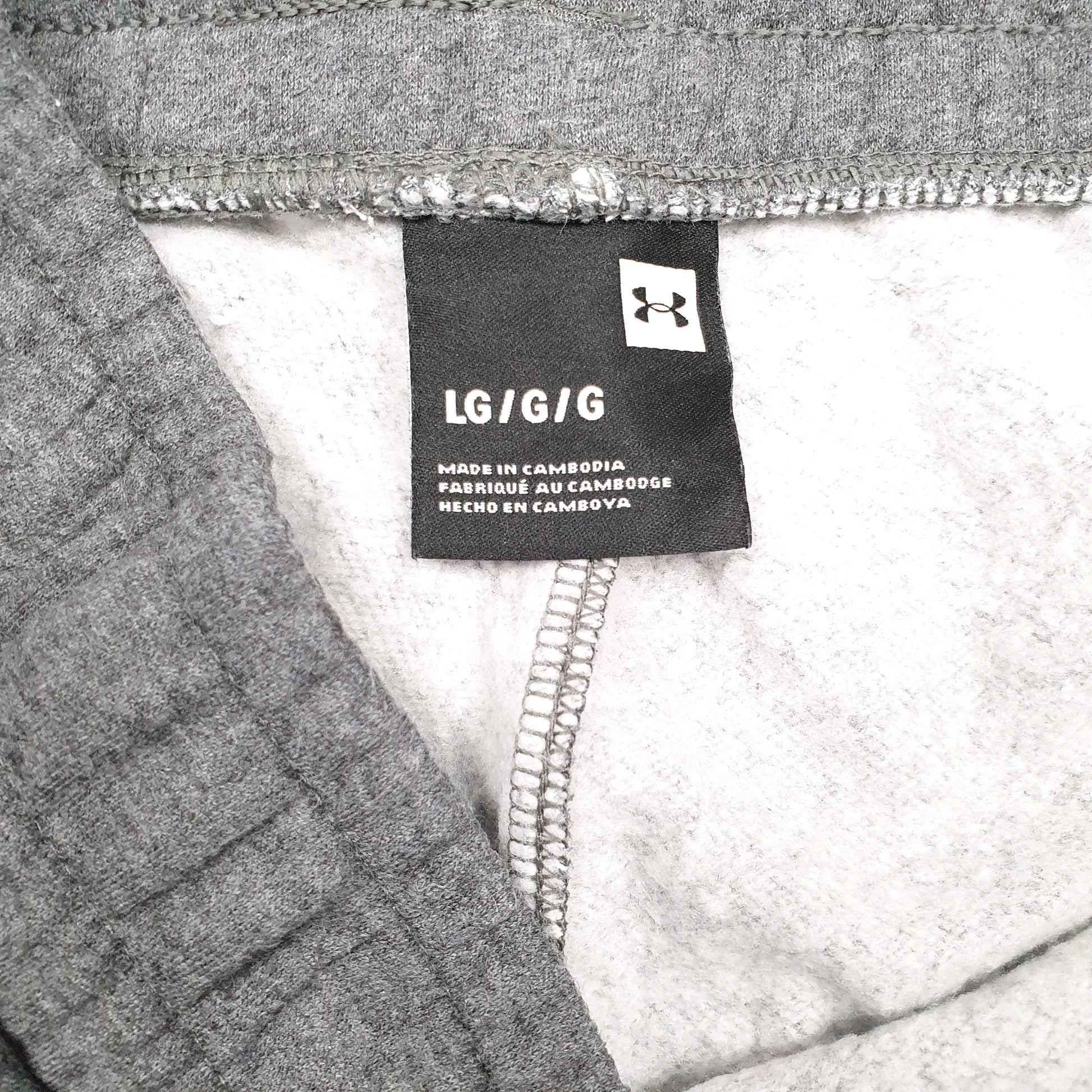 Mens Grey Under Armour Elasticated Waist  Trousers