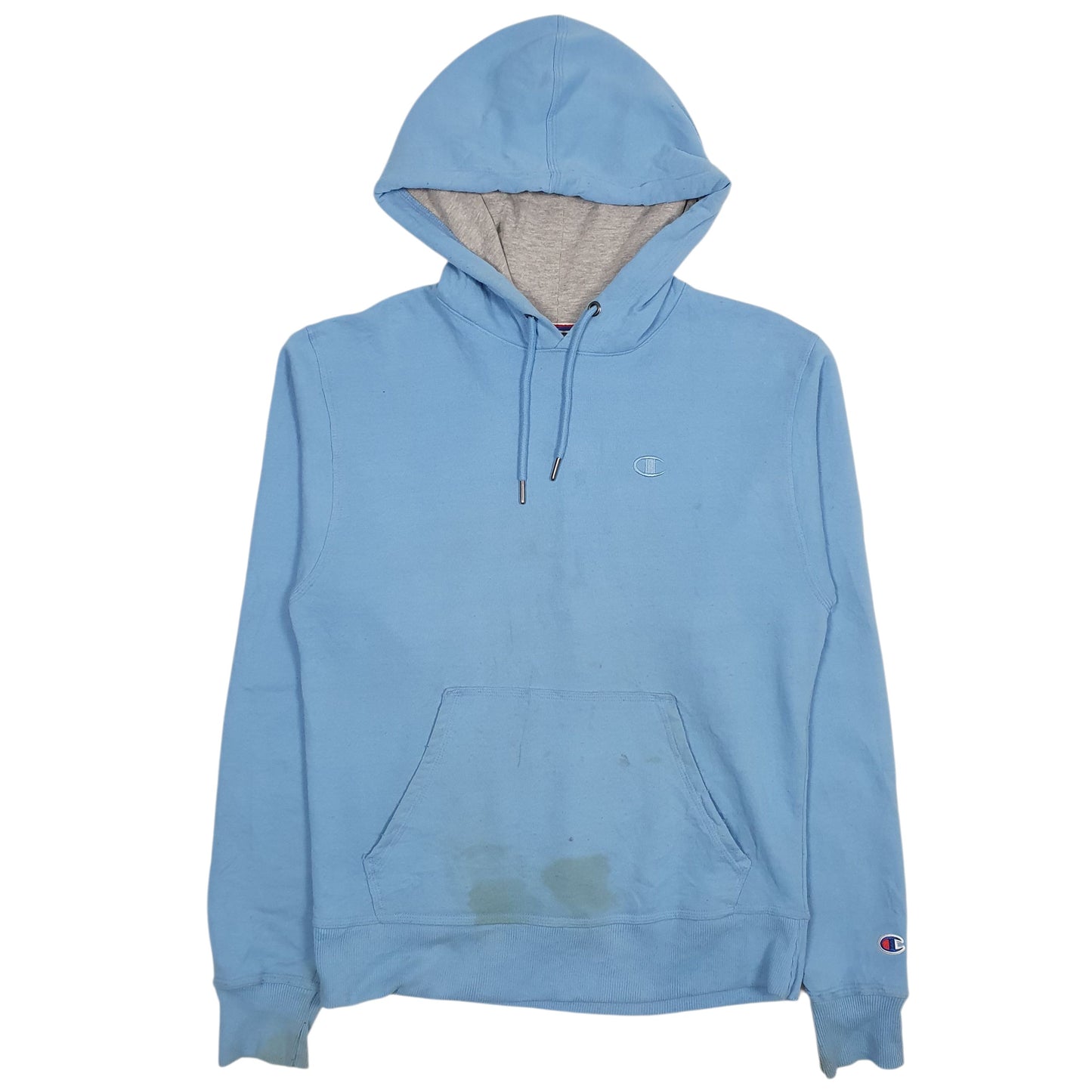 Mens Blue Champion  Hoodie Jumper