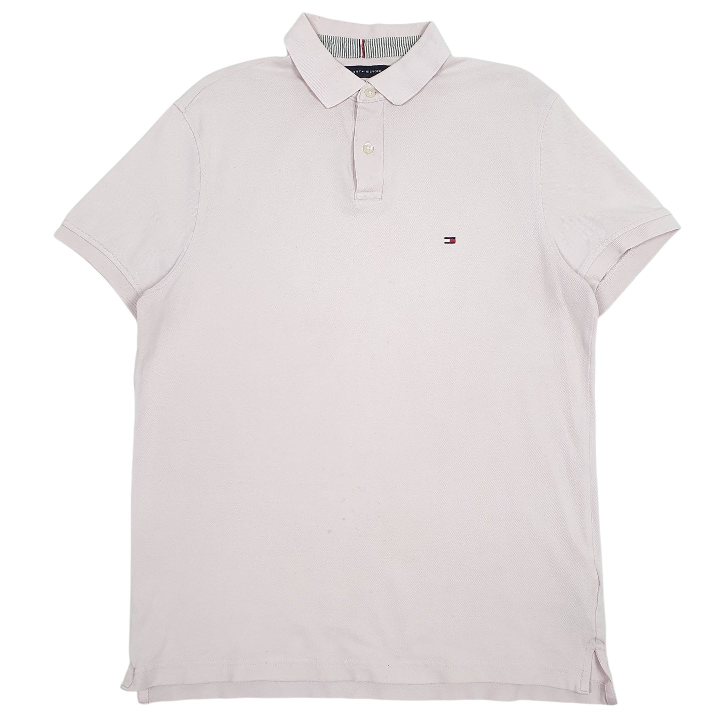 Mens Pink Tommy Hilfiger  Short Sleeve Polo Shirt