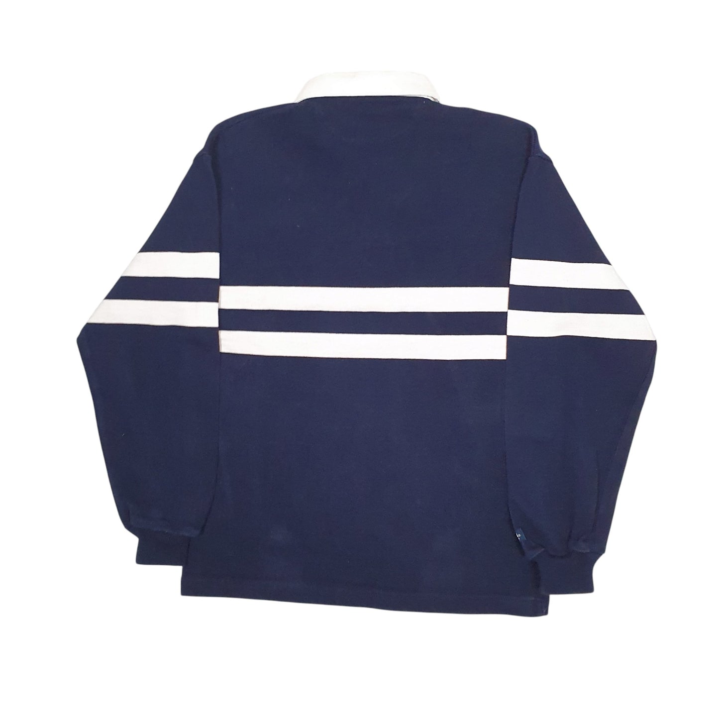 Mens Navy Barbarian Rugby University of Toronto Hoodie Polo Shirt