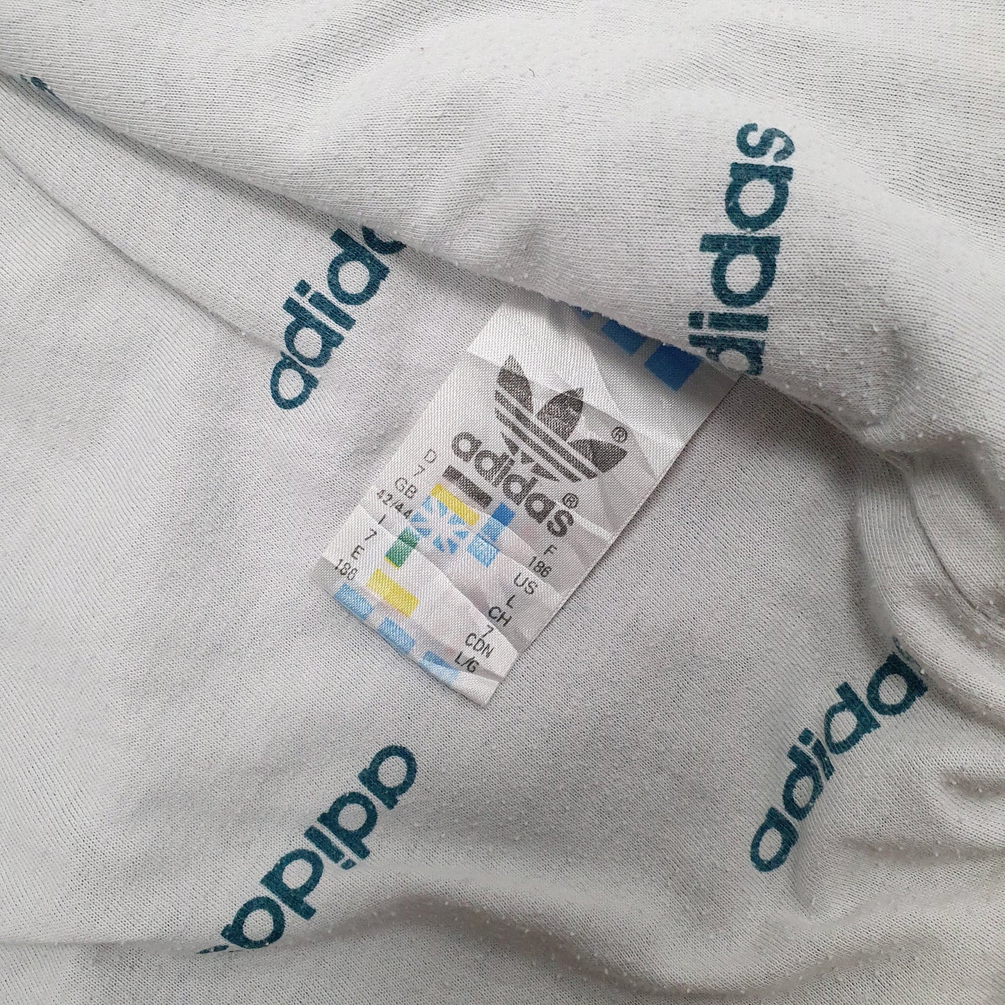 Mens Blue Adidas Vintage 90s Track Top  Coat