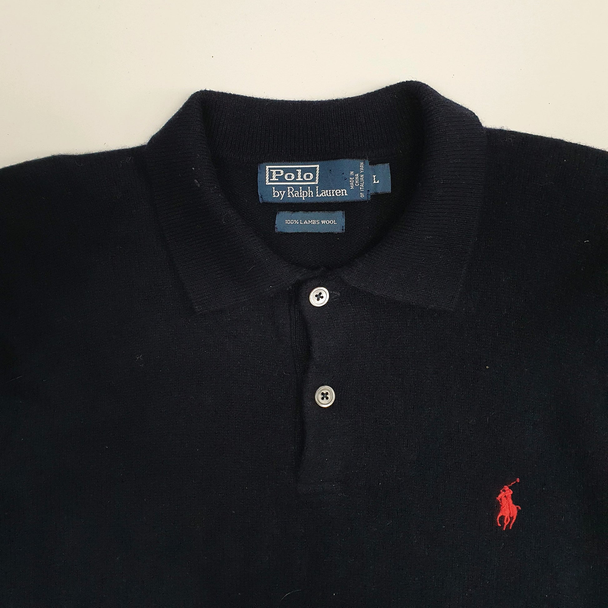 Mens Navy Polo Ralph Lauren Polo Shirt Crewneck Jumper