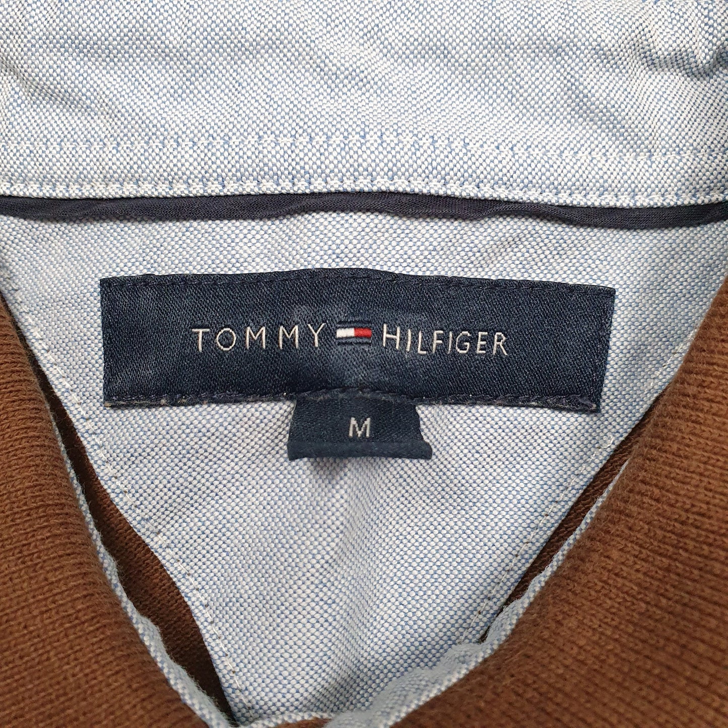 Mens Brown Tommy Hilfiger   Polo Shirt