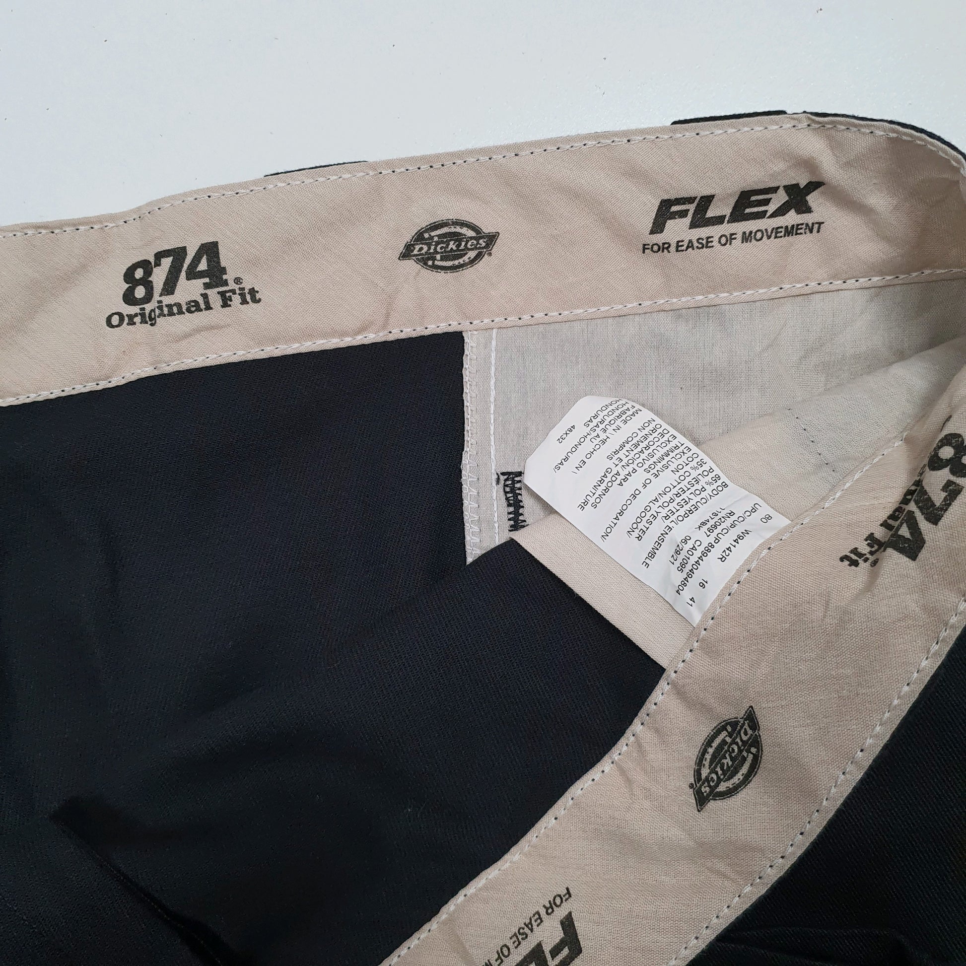 Mens Black Dickies 874 Workwear  Trousers