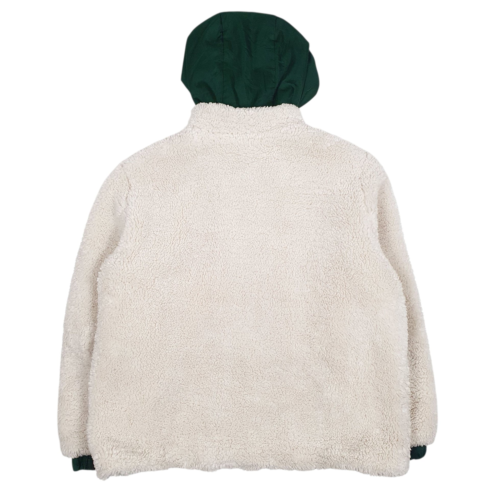 Womens Cream Levis Fleece Hoodie Coat