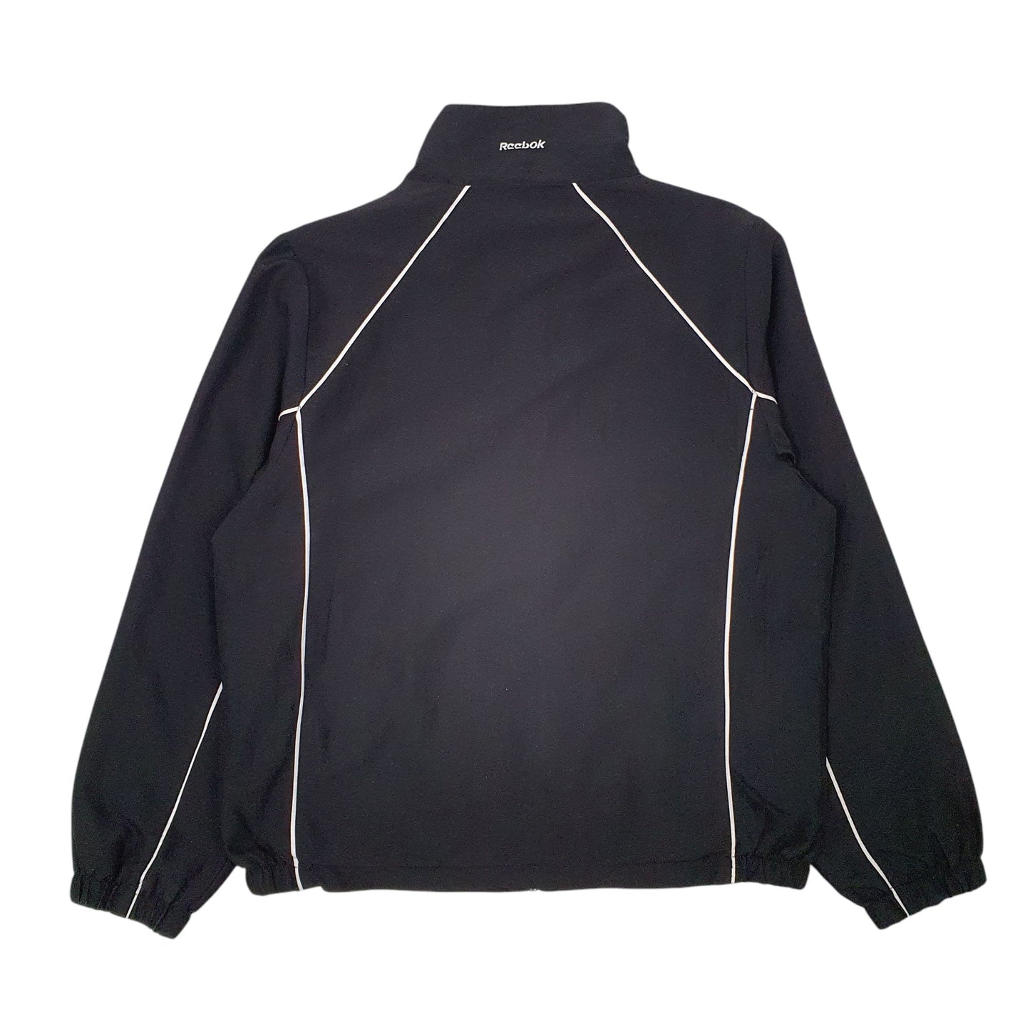 Mens Black Reebok Vintage Full Zip Coat