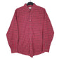 Mens Red Wrangler Riata Long Sleeve Shirt