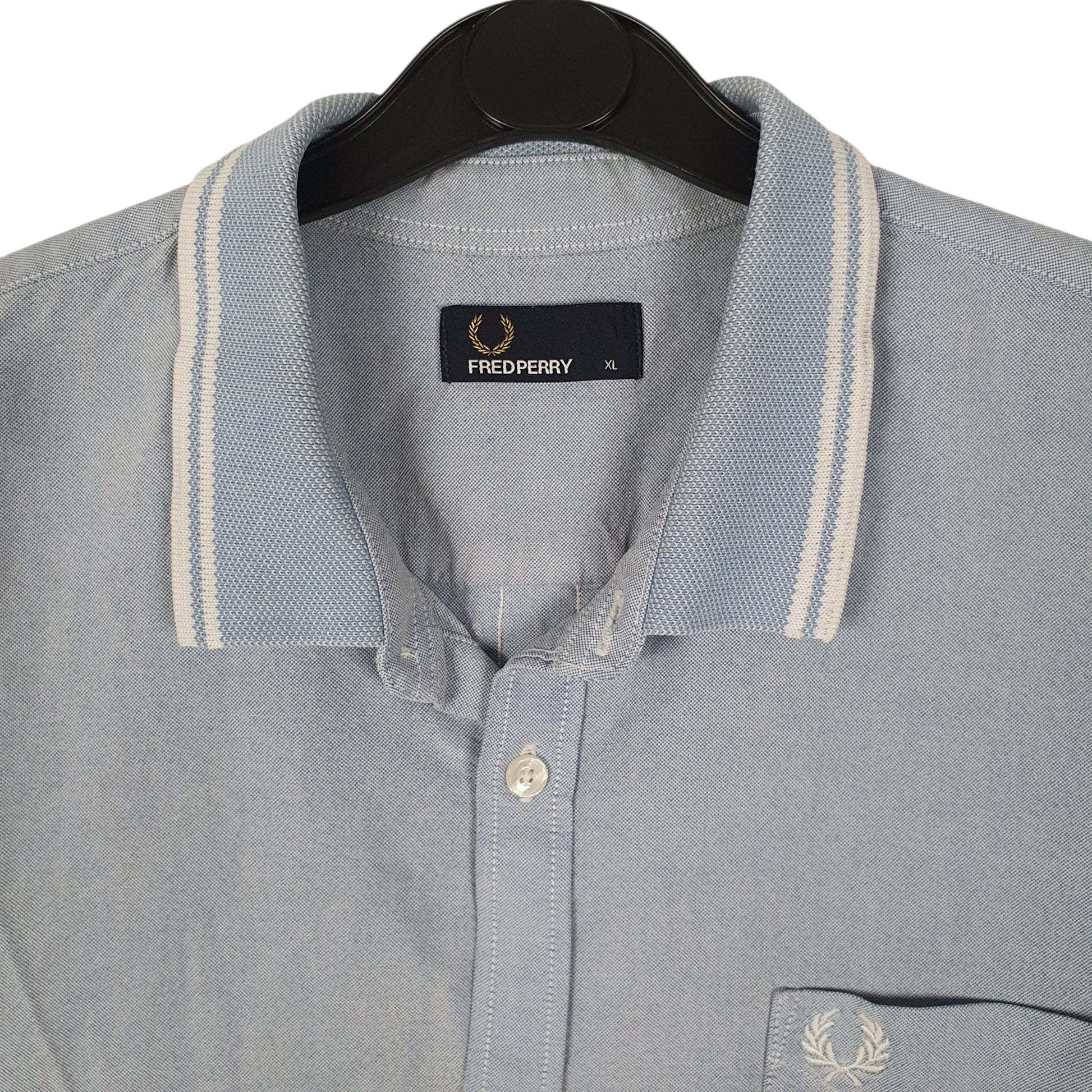 Mens Blue Fred Perry   Shirt