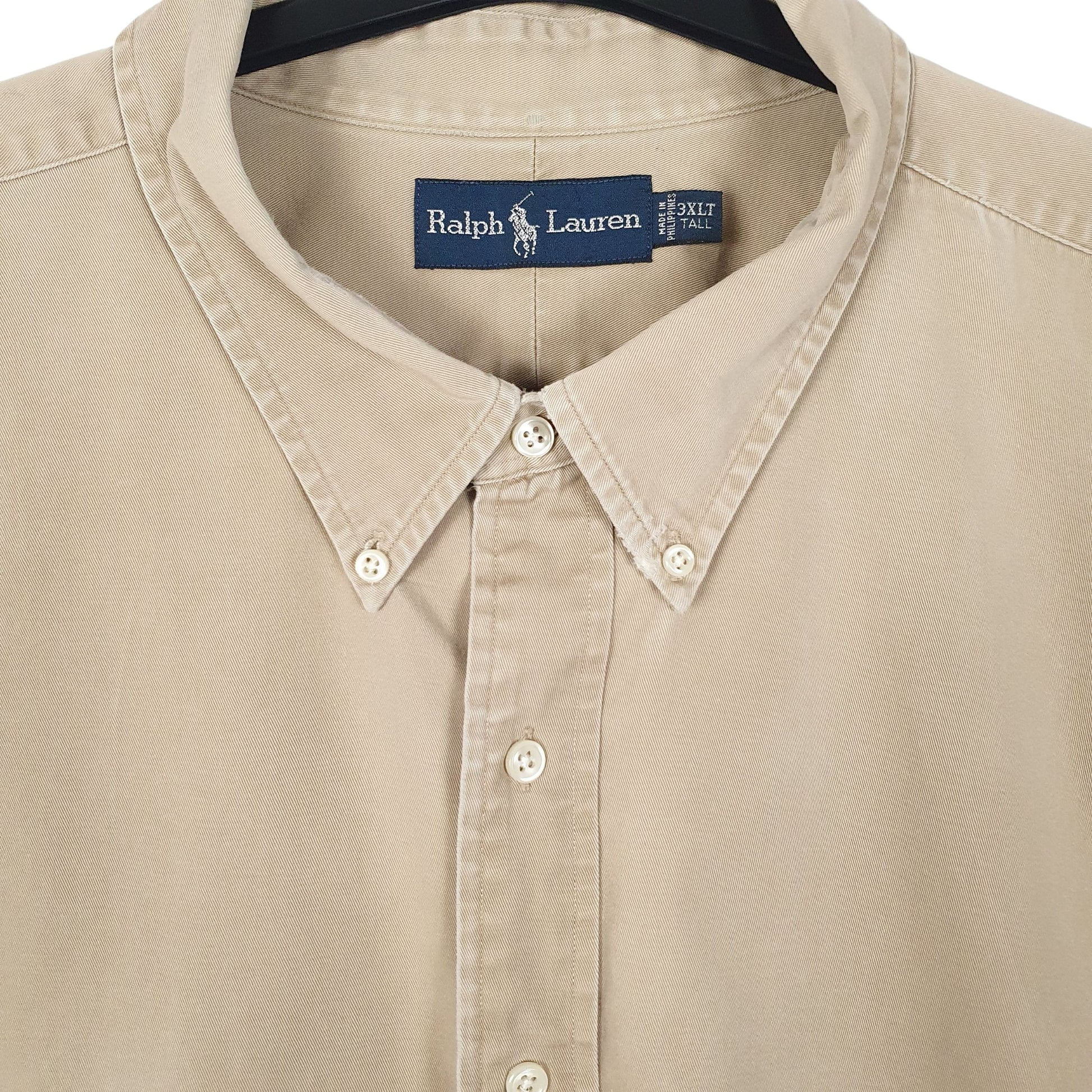 Mens Beige Ralph Lauren   Shirt