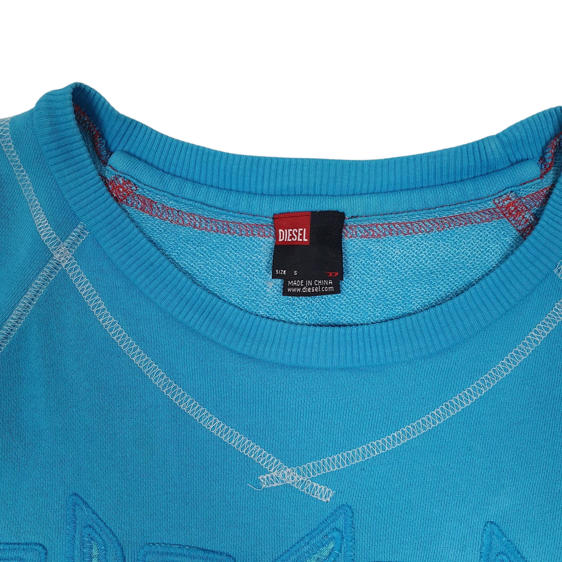 Womens Blue Diesel  Crewneck Jumper