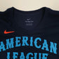 Mens Navy Nike MLB Baseball American League  T Shirt