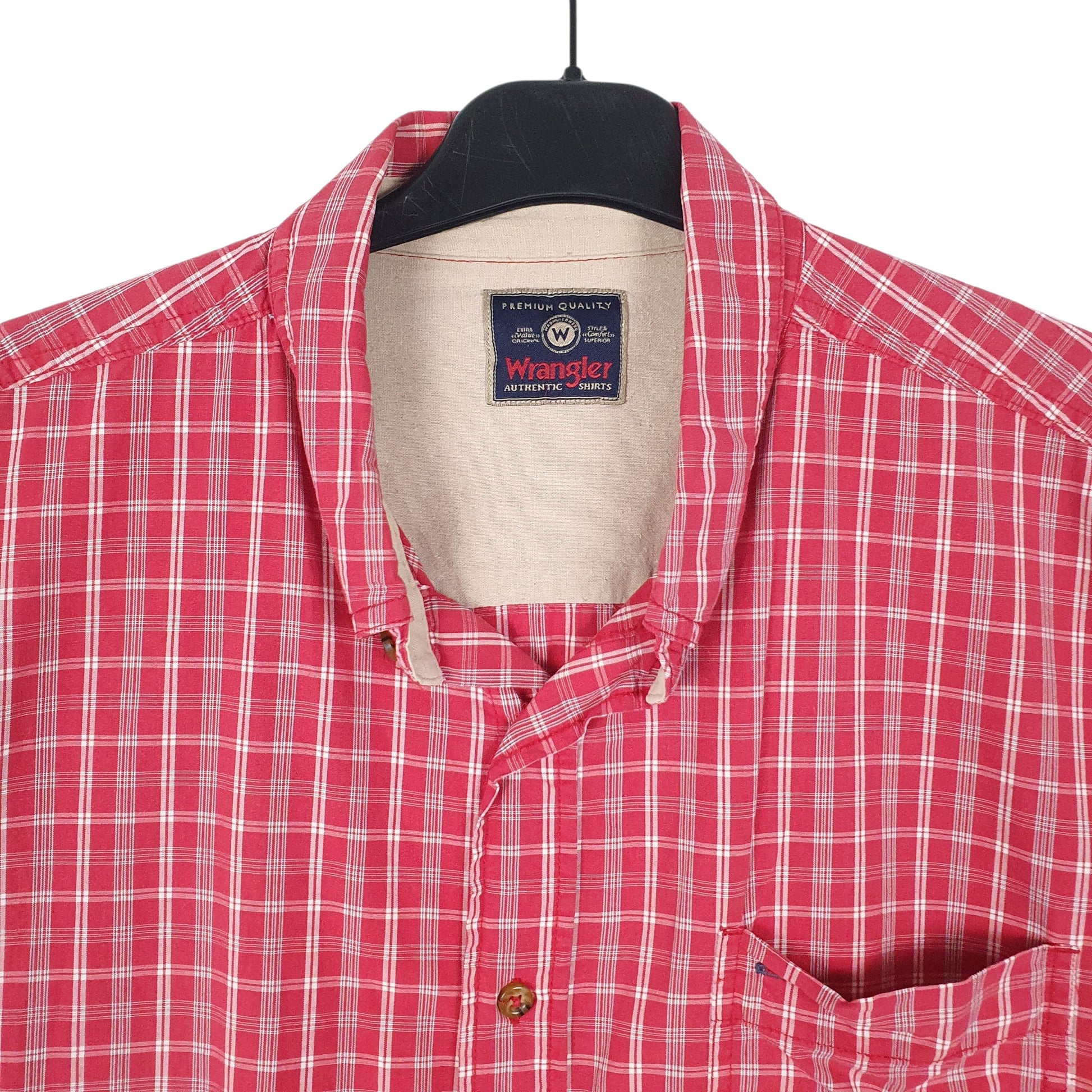 Mens Red Wrangler   Shirt
